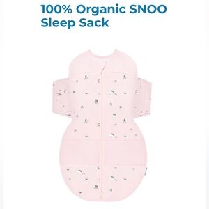 NEW 100% Organic SNOO Sleep Sack Rose Planets Medium 12-18 lbs